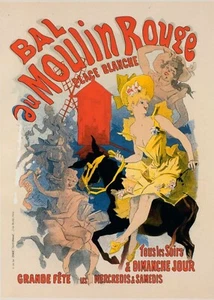 Affiche pour le "Bal du Moulin Rouge" - Jules Chéret - 1897 - Picture 1 of 1