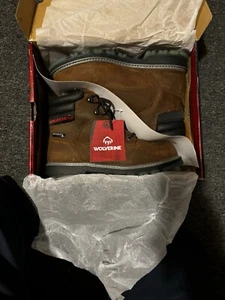 WOLVERINE MEN'S FLOORHAND LX 6" STEEL TOE WORK BOOT SIZE 9 BRAND NEW - Picture 1 of 5