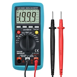 Auto-Ranging Digital Multimeter Multi Capacitance Tester Electrical Tools AC DC - Picture 1 of 11