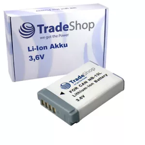 Batterie Batterie 1250mAh pour Canon PowerShot SX730HS, SX740HS, NB-13L - Photo 1/2