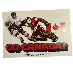 Vai in Canada! Canada-U.S.S.R. 1972 Hockey Cartolina Olimpiadi Originale Scotia Mosca - Foto 1 di 6