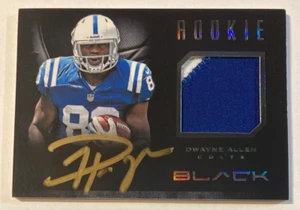 2012 Panini Black Rookie Signatures Prime - DWAYNE ALLEN #23 RC Jersey /349 - Imagen 1 de 2