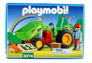 Playmobil 3074 Tractor Granja Serie Verde 1999 De Colección Nuevo Precintado - Imagen 1 de 6