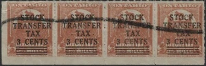 Canadá 1926 #OST16 "Impuesto de transferencia de acciones 3 centavos" en 2,5 mil marrón impuesto de lujo usado - Imagen 1 de 1