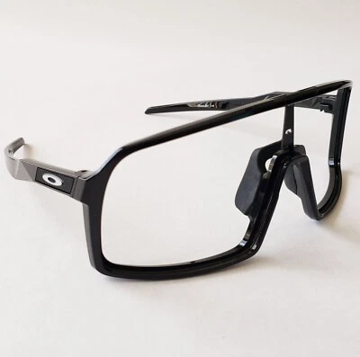 Marco de repuesto Oakley Sutro pulido negro plata iconos solo auténtico OO9406 Foto 1 de 4