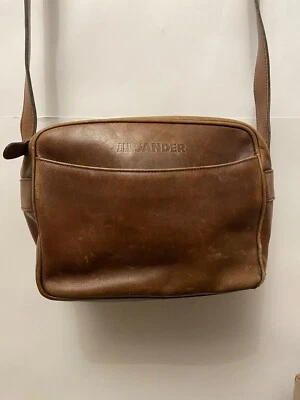 Bolso Bandolera de Hombro Vintage Raro Jil Sander Cuero Marrón Foto 1 de 4