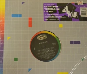 12” 4 by Four Capitol 15339 Don’t Put the Blame on me 4 Mixes - Picture 1 of 1