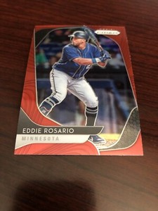 Eddie Rosario 2020 Panini Prizm Baseball #7 Red Prizm Refractor Twins *Mint*