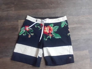Costume da bagno Vans floreale scuro righe bianche 30 c6 - Foto 1 di 2