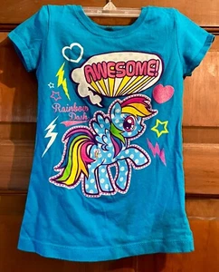 My Little Pony Rainbow Dash Tee - size 4 - Picture 1 of 1