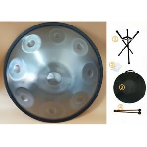 9 Note G Minor Handpan Drum Stainless Steel Percussion Hand Pot 18inch 6KG w/BAG
