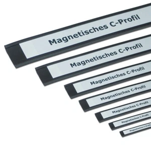 Rollo magnético perfil C 15 mm x 10 metros - Juego de soporte de etiquetas (3,40 €/m) - Imagen 1 de 3