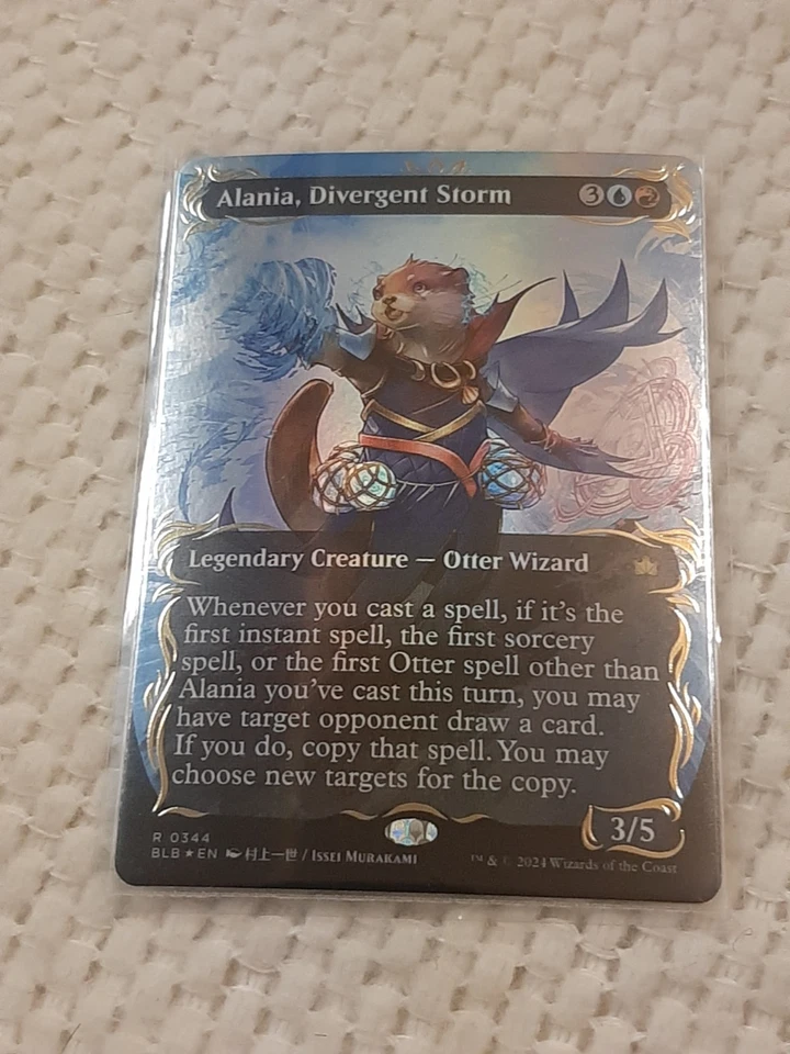 Alania, Divergent Storm (0344) RAISED FOIL BORDERLESS MTG Magic The Gathering NP - Image 1 of 1