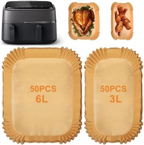 100 Stück Airfryer Backpapier für Philips Dual Basket Airfryer 3000-serie 6L/3L - Bild 1 von 7