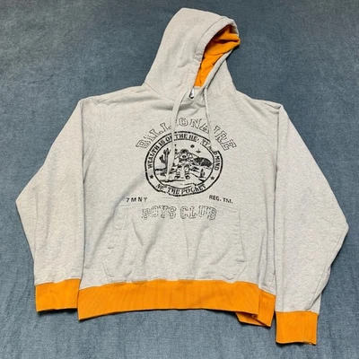 Billionaire Boys Club Oversized Hoodie Mens L Gray Wealth Is Of The Heart & Mind - Image 1 of 4