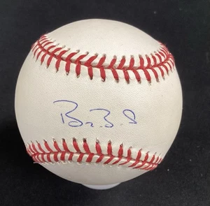 Barry Bonds Signed Baseball OMLB Pittsburgh Pirates Autograph PSA/DNA #2 - Picture 1 of 6