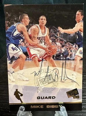 1998 年新闻通行证签名 Mike Bibby 新秀签名 RC — 第 1/2 张图片