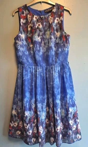 little mistress womens floral dress size 10 - Picture 1 of 3