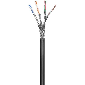 Goobay CAT 6 Netzwerkkabel Outdoor S/FTP 100m Installationskabel Netzwerk PC - Bild 1 von 1