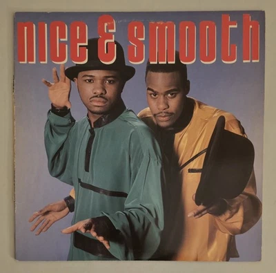 NICE & SMOOTH  Vintage Vinyl LP Record VG+ RARE 1990's HIP HOP  Fresh Records  - Image 1 of 3