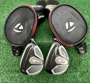 TaylorMade M6 3/19° & 4/22° Hybrid Set, Stiff ATMOS 7, Men's Right Hand + HC - Picture 1 of 10