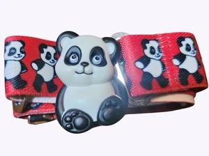 Avon Playful Panda Adjustable Stretch Belt 15"-26" Waist Vtg 1984 Unused In Box - Picture 1 of 5