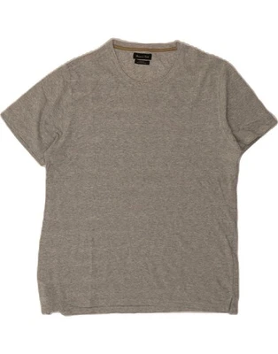 Camiseta Top MASSIMO DUTTI Para Hombres Calce Ajustado XL Gris Algodón DK92 Foto 1 de 4