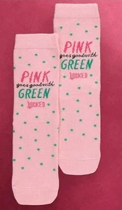 NEW Official WICKED Movie Musical Elphaba & Glinda Girls Ankle Socks - Picture 1 of 1