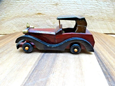Красивый классический деревянный автомобильный декор 5-7/8 дюйма ручной работы - Изображение 1 из 4