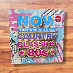 NOW Country Classics: 80s (Opaque Hot Pink & Baby Blue Vinyl Record) - Brand New - Picture 1 of 6