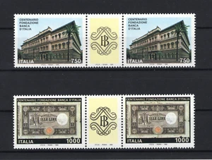 ITALIEN 1993 - Hundertjahrfeier der Gründung der Bank von Italien (komplette Serie) - Bild 1 von 1