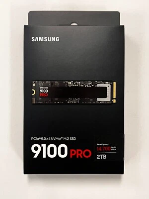 New Samsung 9100 PRO 2TB PCIe 5.0 x4 NVMe M.2 SSD MZ-VAP2T0B/AM - Image 1 of 3
