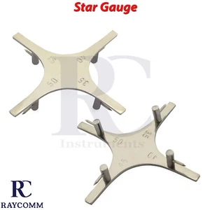 Herramientas de medición de posicionamiento de posicionamiento de posicionamiento con calibre de estrellas dental de ortodoncia - Imagen 1 de 3