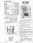 Reproduction Evinrude 1953 Bigtwin 25 Hp 25012 25013 Data Bulletin Reprint..
