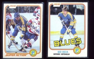 1981/82 OPC #294 Ed Kea Blues