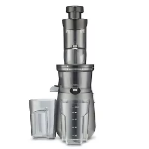 Exprimidor lento Cuisinart CSJ-300P1FR fácil de limpiar negro y gris - certificado restaurado - Imagen 1 de 5
