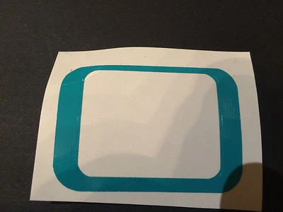 Aufkleber Tamiya Actros Dachluckenrahmen in türkis - Bild 1 von 3