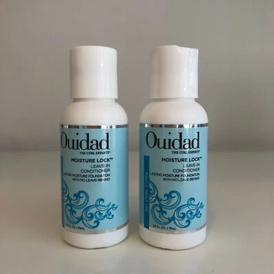 Juego de 2 acondicionadores sin enjuague Ouidad Moisture Lock tamaño de viaje 2,5 oz cada uno Foto 1 de 2