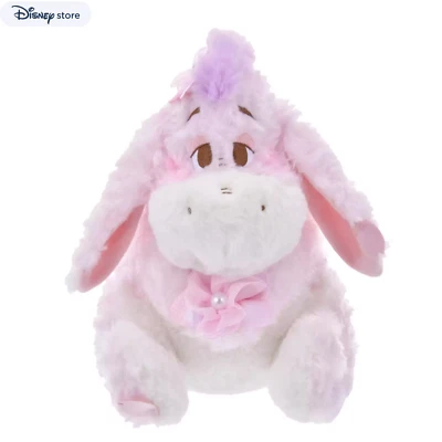 Disney Store Japan Winnie the Pooh Eeyore Plush Doll SAKURA 2025 Cherry Blossoms - Image 1 of 4