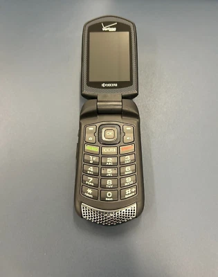 Kyocera DuraXV E4520 USB - Flip Phone Ultra Rugged Black RED With Charger bundle - Image 1 of 4