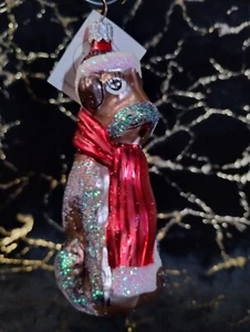 Vintage Christopher Radko 1997 Holiday 🎄 Christmas Hound Ornament🎄 - Bild 1 von 4