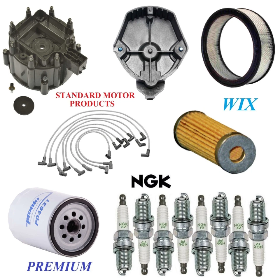 Kit de puesta a punto filtros de combustible de aceite tapones de cable para GMC C25 SUBURBAN V8 5,7 L 1976 Foto 1 de 1
