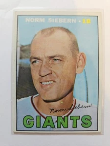 1967 TOPPS NORM SIEBERN #299 EX/MT COMBINED SHIPPING - Picture 1 of 2