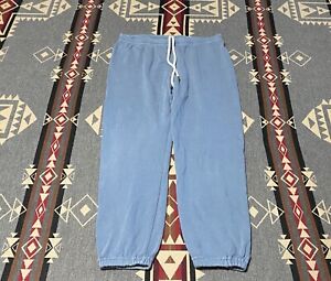 The Great Stadium Sweatpants Women’s Small 1 Light Blue Made In USA T78