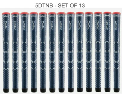 13 件套 -- 全新 WINN DriTac 男式标准深蓝色高尔夫握把 5DT-NB — 第 1/4 张图片
