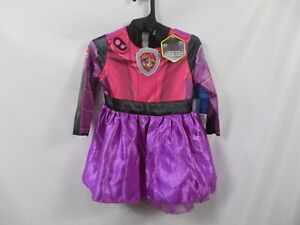 Paw Patrol Liberty Costume Girls Small 2T Dress Hat Halloween Pink Light Up New