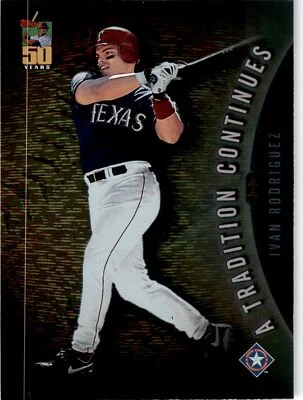 2001 Topps #TRC11 Ivan Rodriguez A Tradition Continues - Image 1 of 2