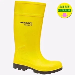 Dunlop Purofort Professional Full Safety Wellington Mens S5 Wellington Boots - Picture 1 of 5