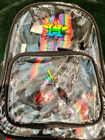 Houston Astros Stadium Clear Mini Backpack Pride SGA 6-20-23 Cover