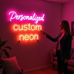 Personalized Bar Neon Sign | Custom LED Light for Man Cave, Pub & Gaming Room - Picture 1 of 10